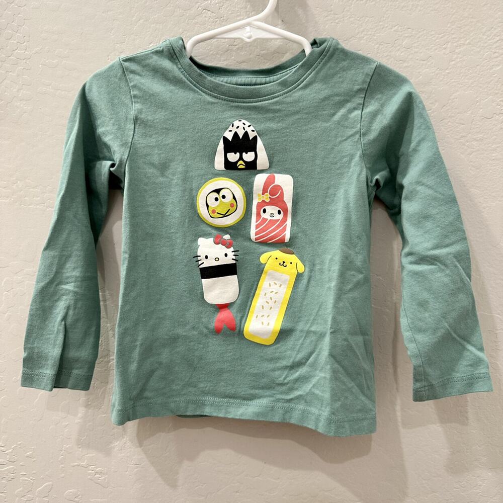 Tea Collection Hello Kitty Sushi Long Sleeve Shirt